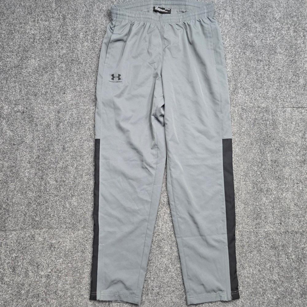 Under Armour Mens Size Large 32x32 Grey Loose Fit Athletic Training Pants